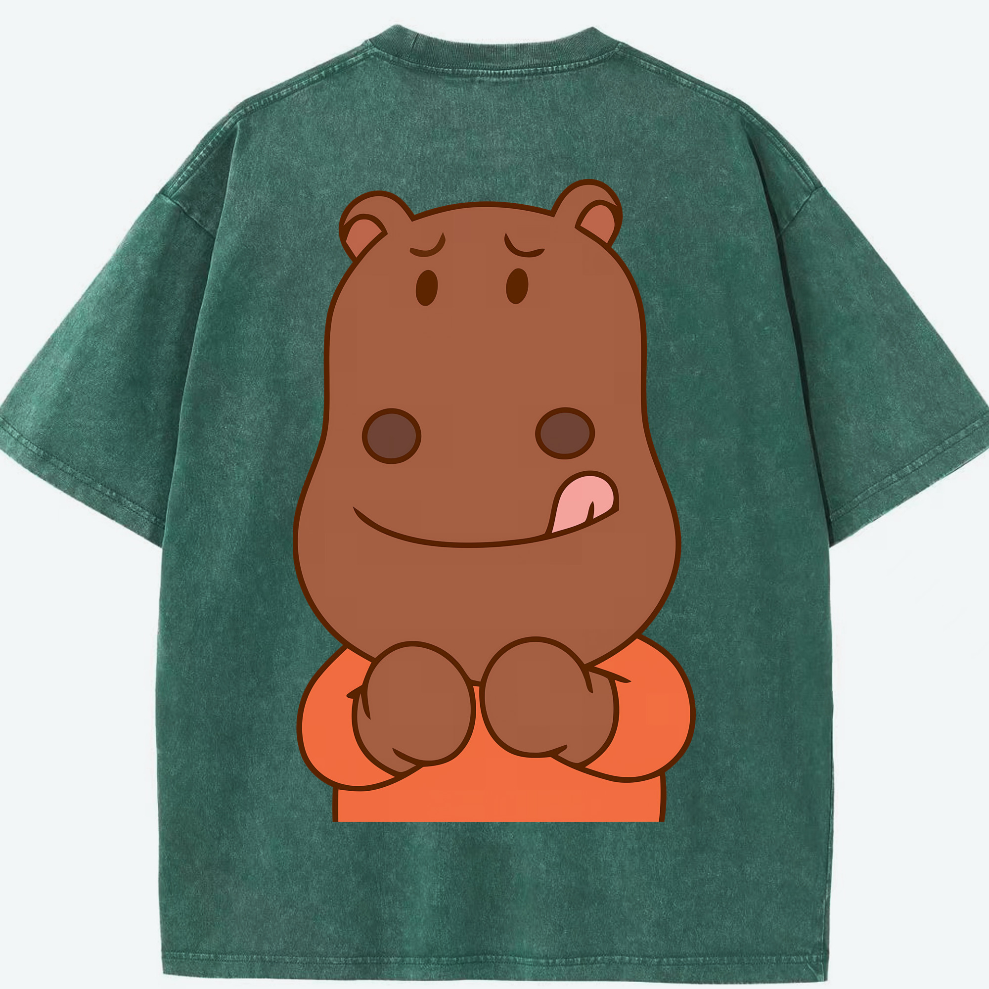（画像用） アンパンマン Anpanman 綿100% ヴィンテージ風 半袖Tシャツ（背面プリント）